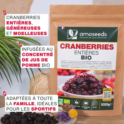 Cranberries Entières Bio