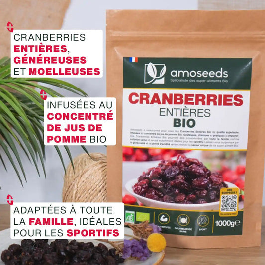 Cranberries Entières Bio