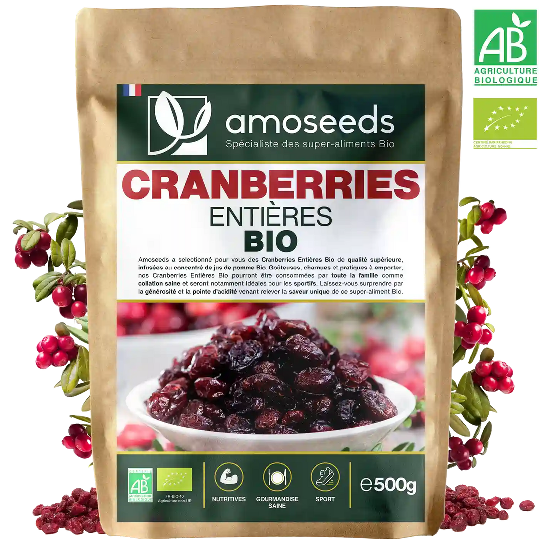 Cranberries Entières Bio