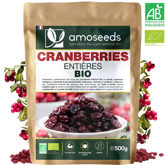 Cranberries Entières Bio