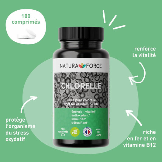 Chlorelle bio | 180 gélules