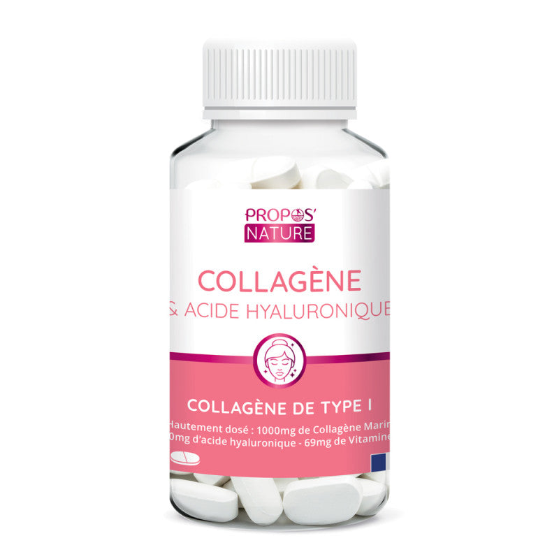 COLLAGÈNE avec ACIDE HYALURONIQUE & VITAMINE C