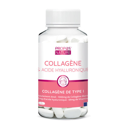 COLLAGÈNE avec ACIDE HYALURONIQUE & VITAMINE C