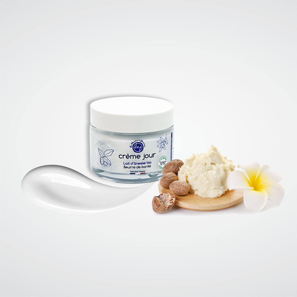 Crème Jour Visage au Lait d’Ânesse BIO et Karité – 40 ml