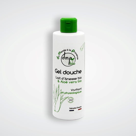 Gel douche au Lait d’Ânesse BIO et Aloé Vera BIO – 250ml