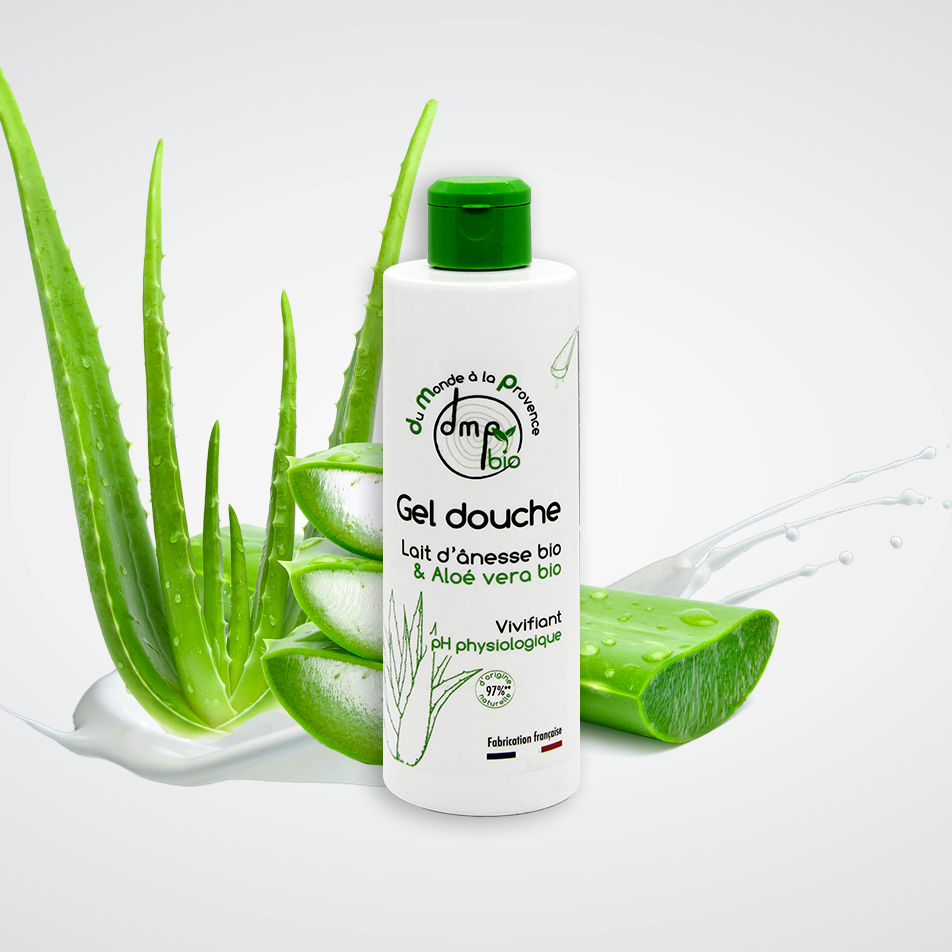 Gel douche au Lait d’Ânesse BIO et Aloé Vera BIO – 250ml