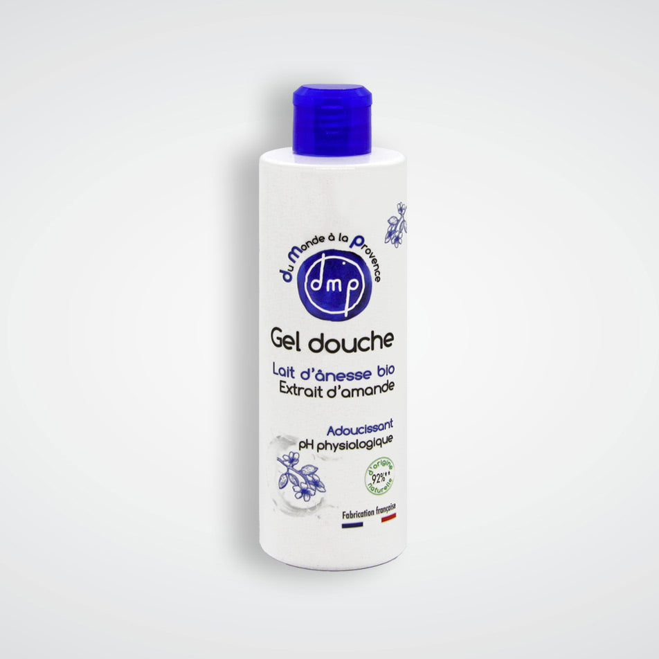Gel douche au Lait d’Ânesse BIO et Extrait d’Amande – 250ml