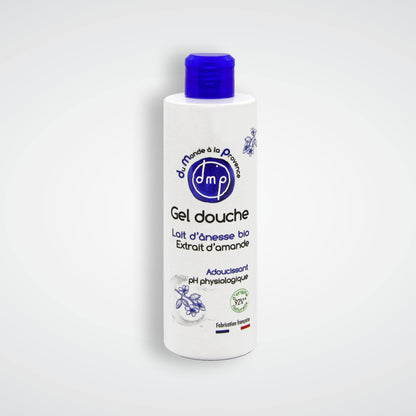 Gel douche au Lait d’Ânesse BIO et Extrait d’Amande – 250ml