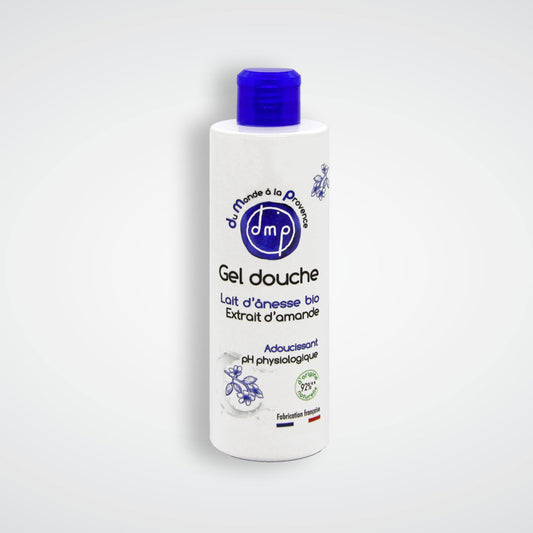 Gel douche au Lait d’Ânesse BIO et Extrait d’Amande – 250ml