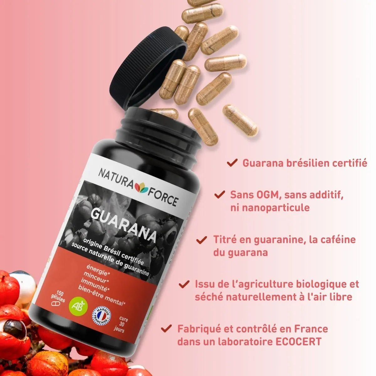 Guarana bio du Brésil