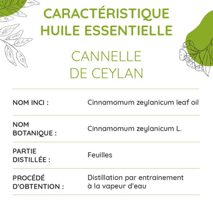 Huile essentielle Cannelle de Ceylan - 10ml