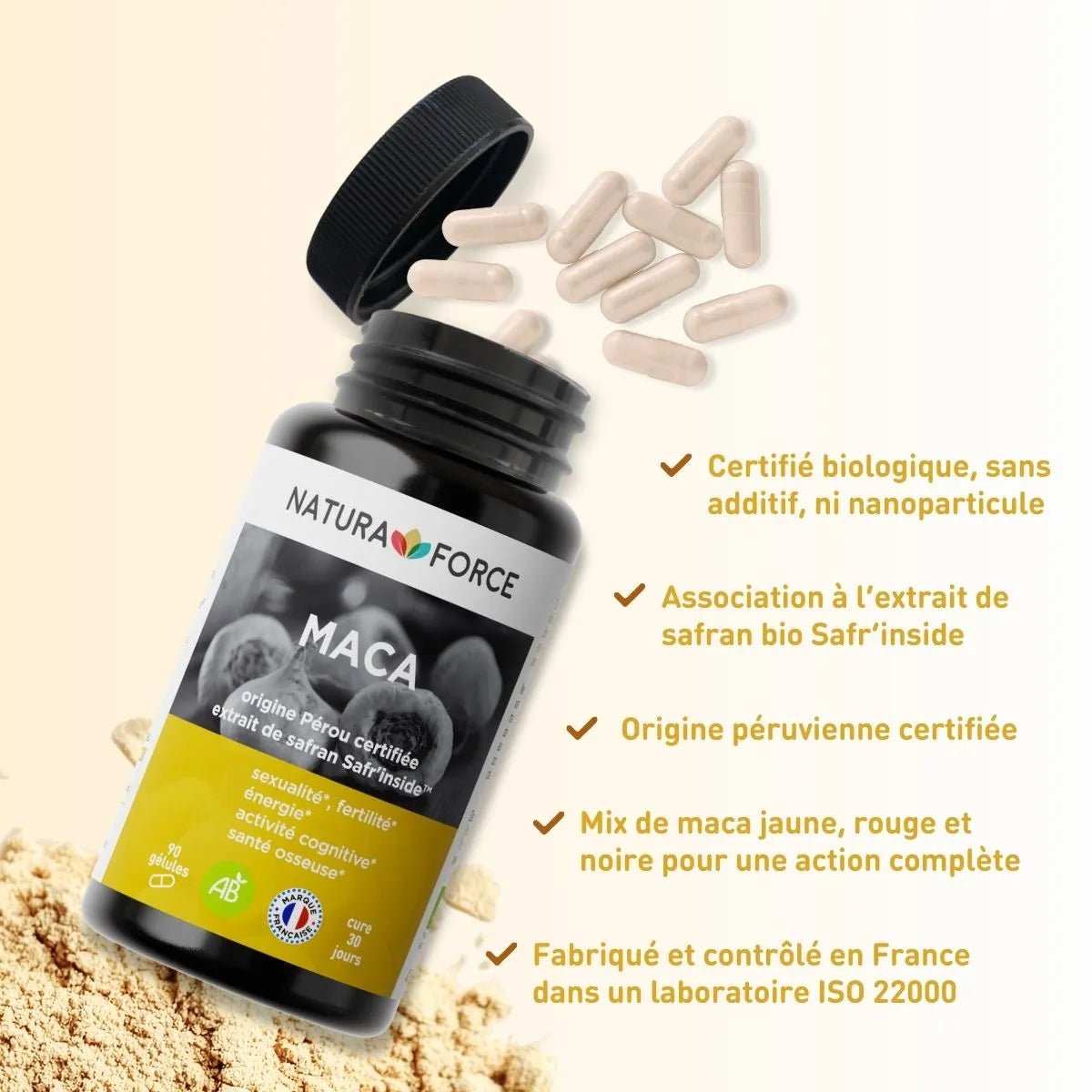 Maca bio du Pérou