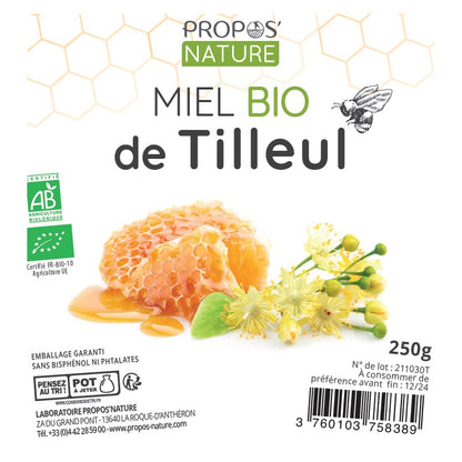 MIEL DE TILLEUL BIO