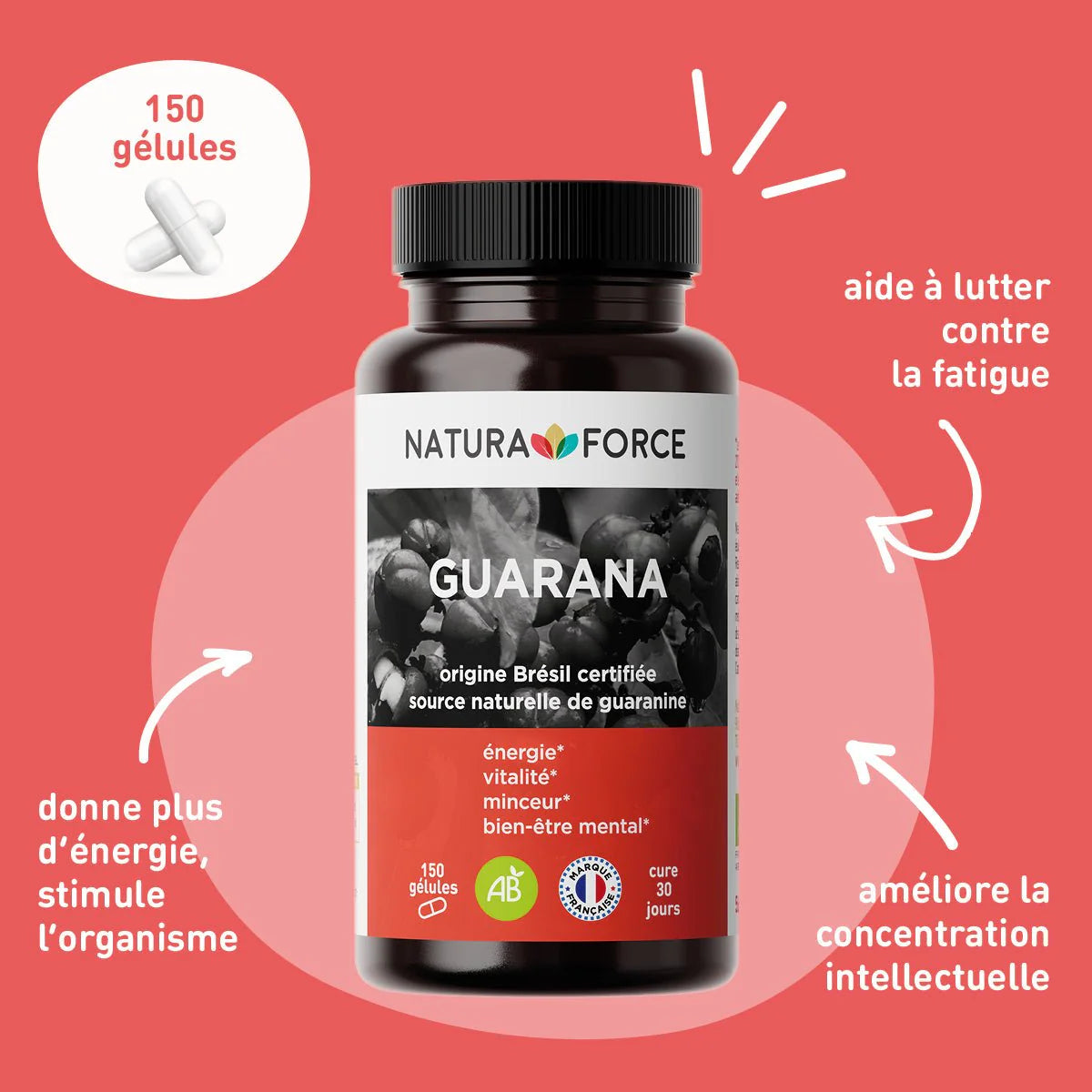 Guarana bio du Brésil