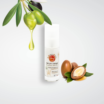 Sérum visage et contour des yeux à l’Argan BIO parfum Fleur d’Oranger – 30 ml